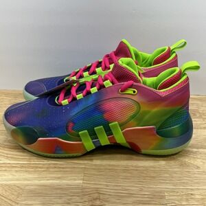 Adidas SM‎ D.O.N Issue 5 Men's 10 Women's 11 Neon Multi IH8345